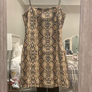 Snake skin dress